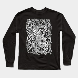 Jormungandr - Norse Viking Serpent Long Sleeve T-Shirt